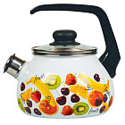 Чайник эмалированный со свистком «Fruits»