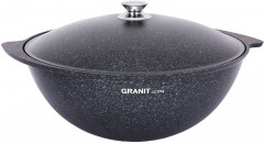 Казан для плова с крышкой «Granit Ultra»