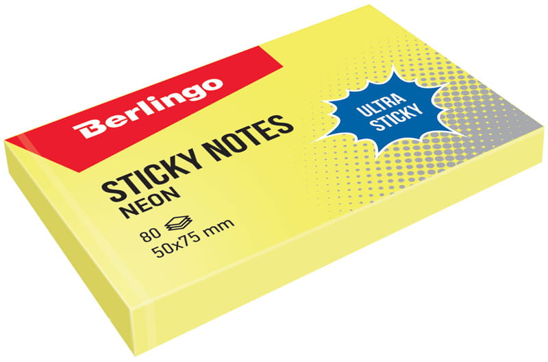 Блок самоклеящийся | Ultra Sticky | Berlingo
