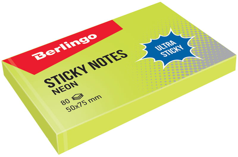 Блок самоклеящийся | Ultra Sticky | Berlingo