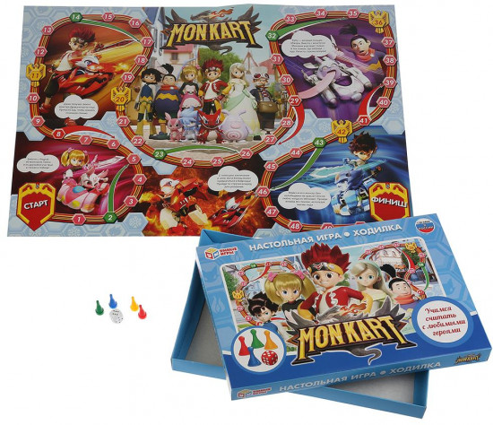 Игра настольная «Монкарт»