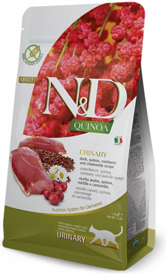 Корм для кошек с уткой и киноа