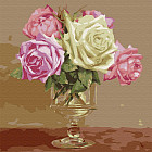 Картина по номерам «В старинной вазочке»