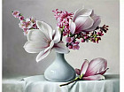 Картина по номерам «Букет с магнолией»