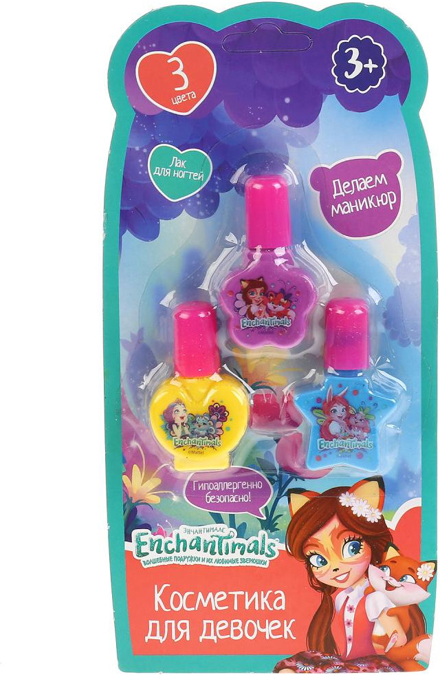 Набор косметики для девочек | Enchantimals | Играем вместе