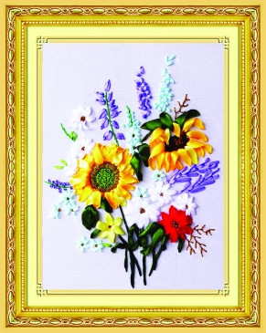 Набор для вышивания «Букет с подсолнухами»