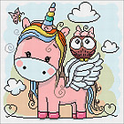 Мозаика алмазная «Подружки»