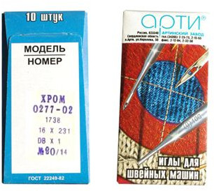 Иглы для швейных машин №90