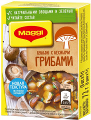 Бульон с лесными грибами