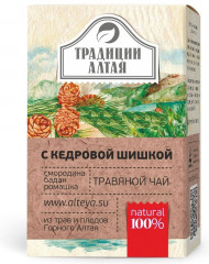Чай травяной с кедровой шишкой