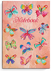 Книга для записей «Яркие бабочки»