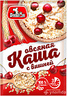 Каша овсяная с вишней