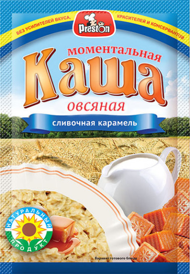 Каша овсяная со сливочной карамелью