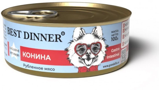 Консервы для собак с чувствительным пищеварением