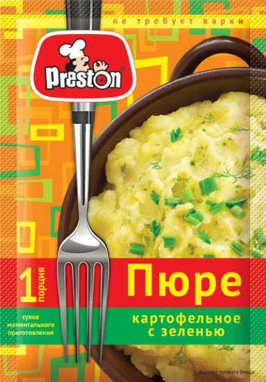 Пюре картофельное с зеленью