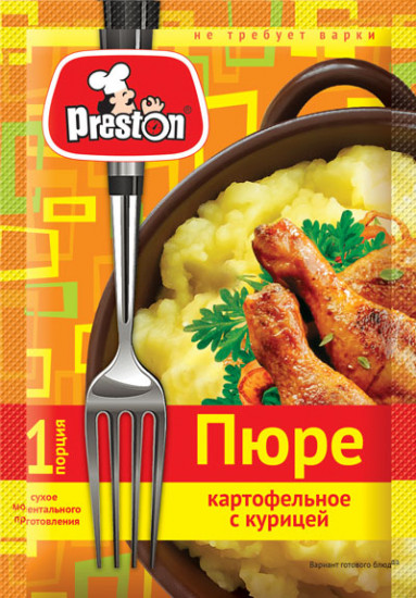 Пюре картофельное с курицей