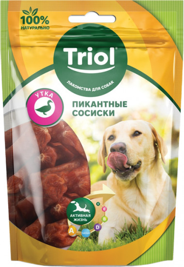 Сосиски из утки для собак