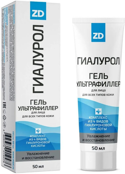 Гель для лица «Гиалурол ZD» | Зеленая дубрава