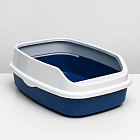 Туалет-лоток для кошек с бортом