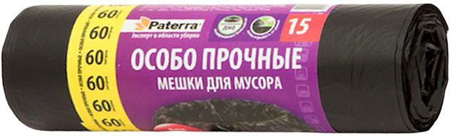 Пакеты для мусора «Особо прочные» | Paterra