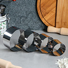 Форма для выпечки и выкладки с регулировкой размера «Круг»