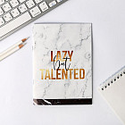 Блокнот «Lazy but talented»