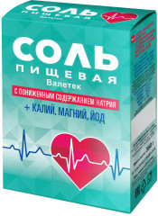Соль пищевая с пониженным содержанием натрия