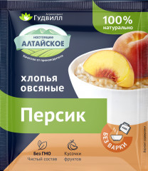 Хлопья овсяные с персиком