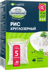 Рис круглозерный в варочных пакетах