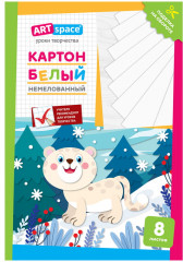 Картон белый «Снежный барс»