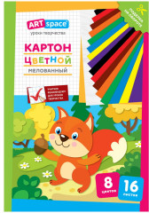 Картон цветной «Белочка»