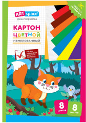 Картон цветной «Лисичка»