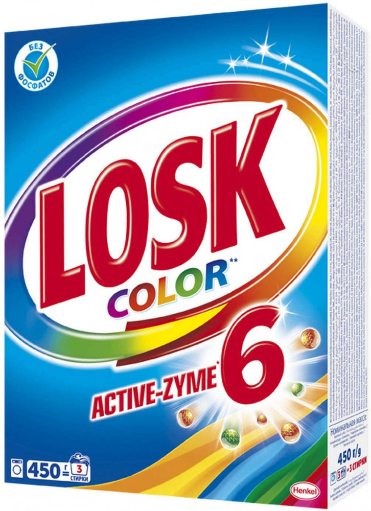 Порошок стиральный «Color» | Active-Zyme | Losk