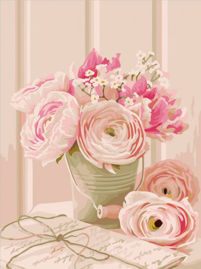 Набор для раскрашивания по номерам «Письма любви»