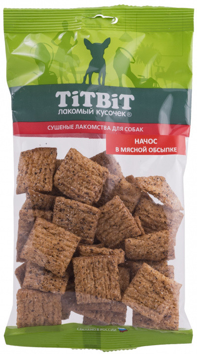Начос в мясной обсыпке для собак | Золотая коллекция | TiTBiT