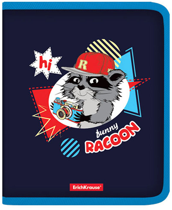 Папка для тетрадей | Funny Racoon | Erich Krause