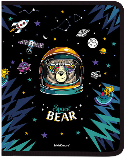 Папка для тетрадей «Space Bear»