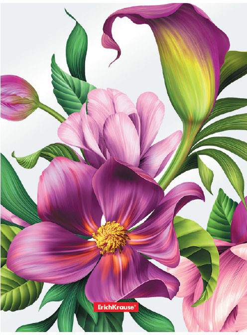 Папка-скоросшиватель | Tropical Flowers | Erich Krause