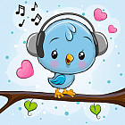 Набор для раскрашивания по номерам «Утреннее пение»