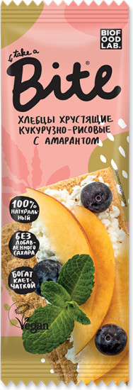 Хлебцы хрустящие «Кукурузно-рисовые с амарантом»