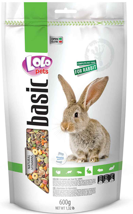 Корм полнорационный для кроликов | LoLo Pets