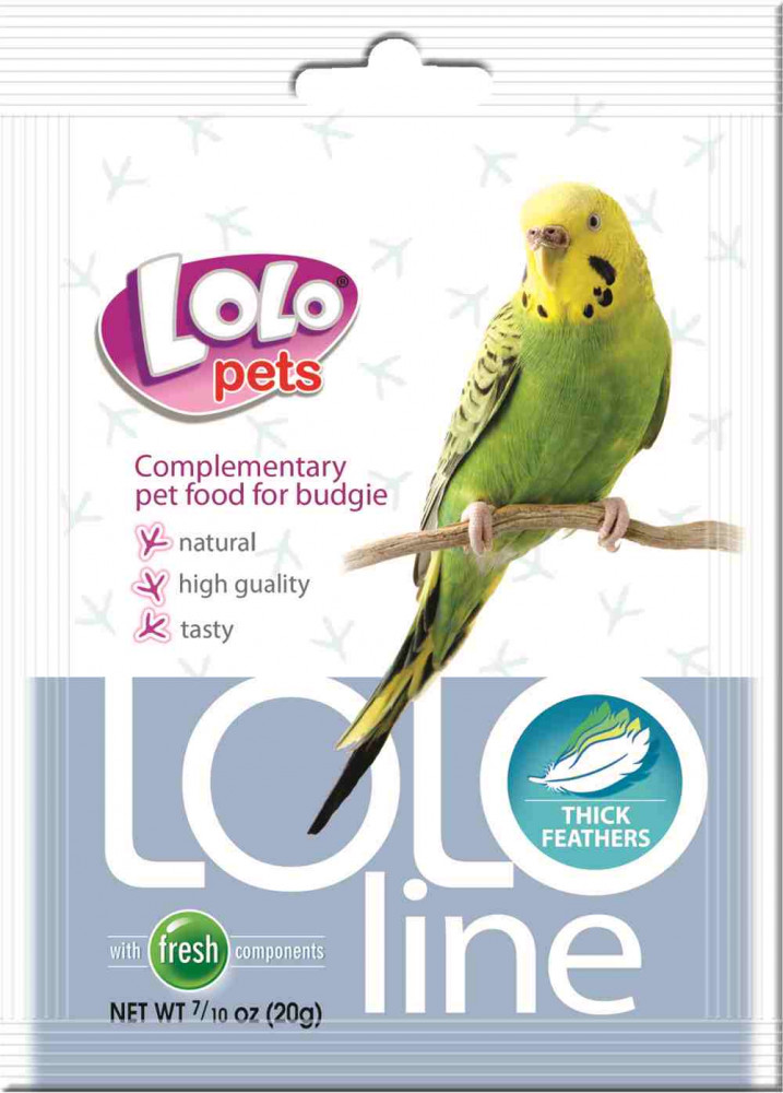Корм для волнистых попугаев «Густые перья» | Lololine | LoLo Pets