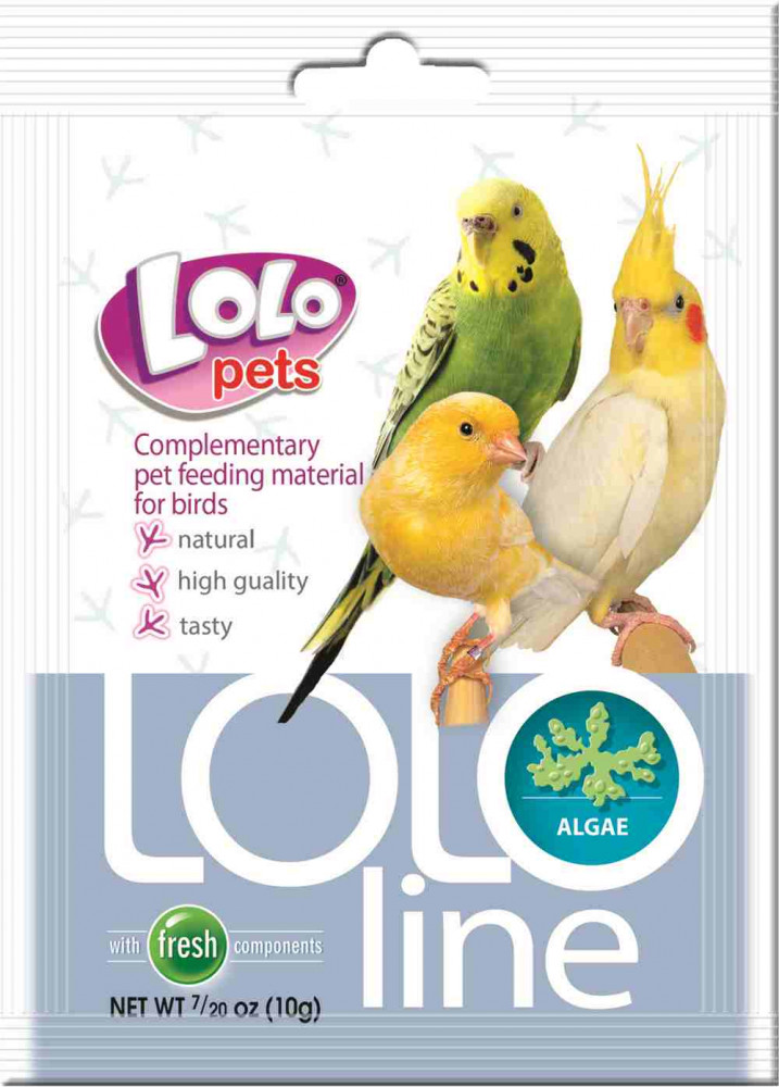 Смесь минеральная для птиц «Водоросли» | Lololine | LoLo Pets