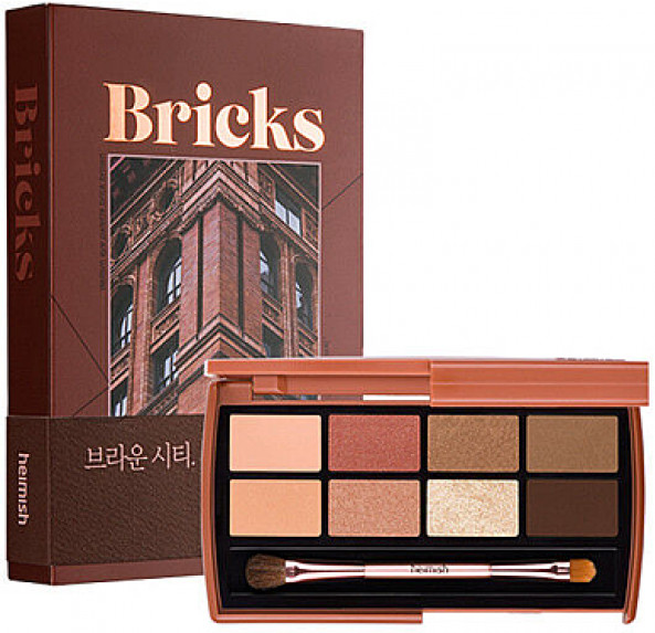Палетка теней для век «Bricks» | Heimish