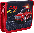 Пенал школьный «Красная супер машина»