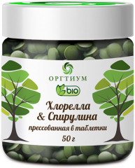 Хлорелла и спирулина прессованная