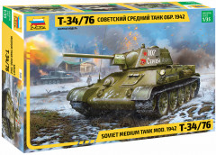 Модель сборная «Советский средний танк Т-34/76»