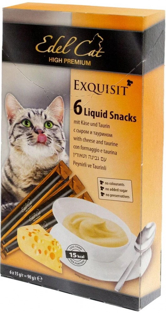Лакомство для кошек крем-суп с сыром и таурином | Edel Cat