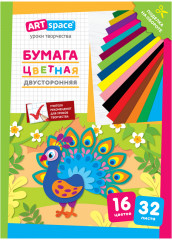 Набор цветной бумаги «Павлин»
