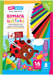 Набор цветной бумаги «Божья коровка»